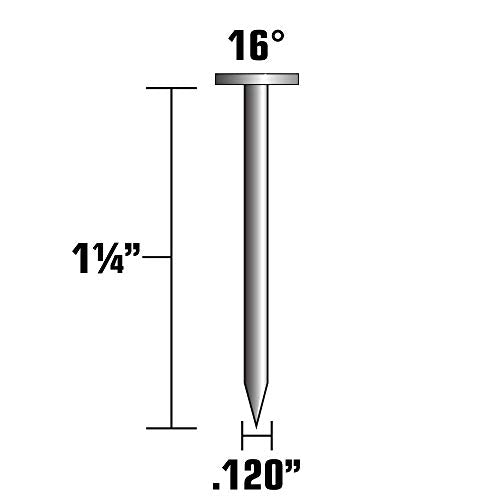 Metabo HPT 1-1/4 Inch Pneumatic Roofing Nails 7200 Count