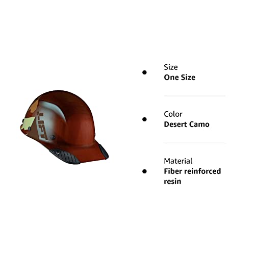LIFT Safety Hard Hat DAX 50/50 Desert Camo Fiber Resin Cap