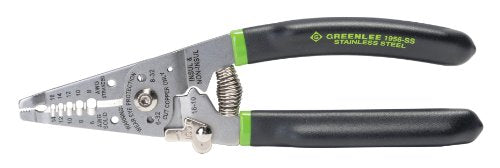 Greenlee Hand Tools Stainless Steel Wire Stripper Pro (1956-SS), 6-14AWG