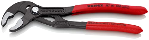 KNIPEX 2612200 8-Inch Long Nose Pliers with Cutter - Comfort Grip