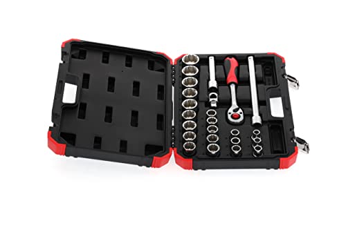 GEDORE RED 24-Piece 1/2 Size 10-32mm Socket Set