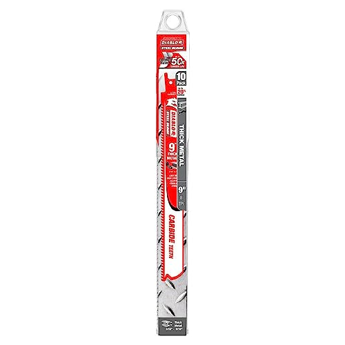 Diablo 9" TCT Thick Metal Blade (10 Pack)