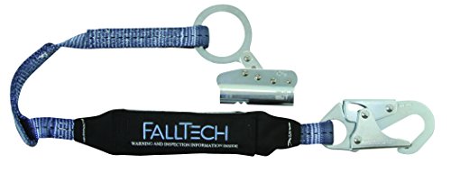 FALLTECH Trailing Rope Adjuster with 3' View Pack Energy Absorbing Lanyard