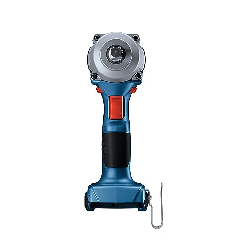 BOSCH 18V Brushless Connected-Ready 1/2 In. Mid-Torque Impact Wrench Kit with Friction Ring and Thru-Hole and (2) CORE18V 4 Ah Batteries