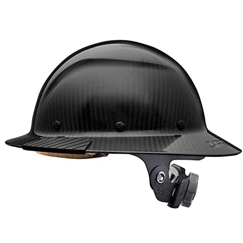 LIFT Safety DAX Carbon Fiber Full Brim Hard Hat (Black)