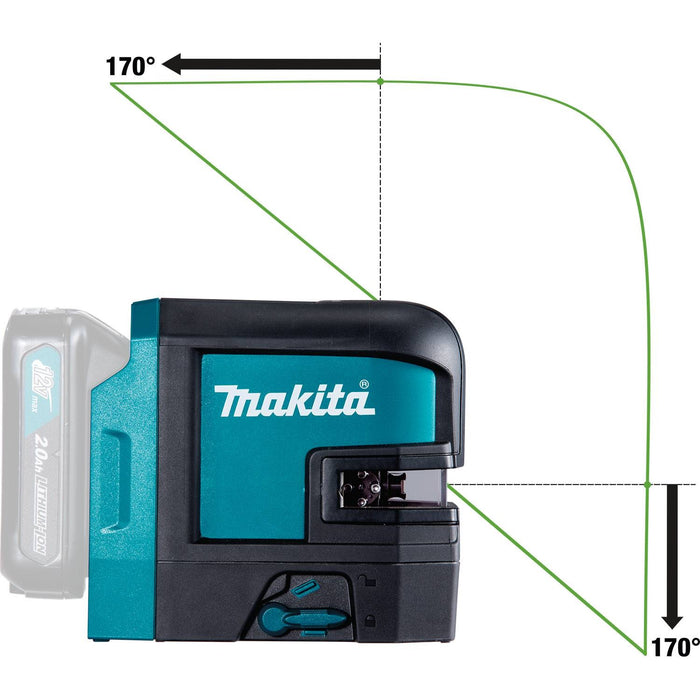 Makita 12V Max CXT Self-Leveling Cross-Line/4-Point Green Laser (Bare Tool)