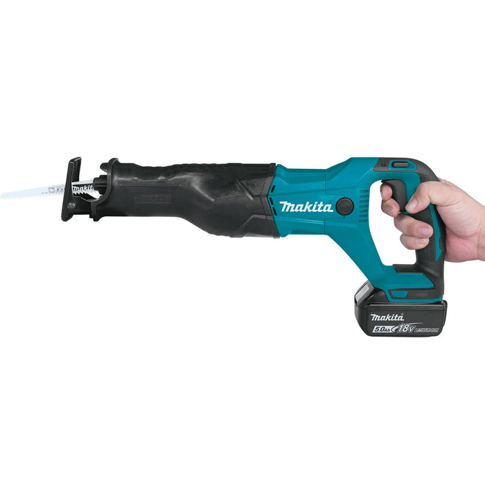 Makita 18V LXT Lithium-Ion Cordless Recipro Saw Kit, var. spd., tool-less blade change, case (5.0Ah)