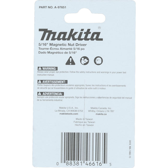 Makita Impact X 5/16″ x 1-3/4″ Magnetic Nut Driver (3-Pack)