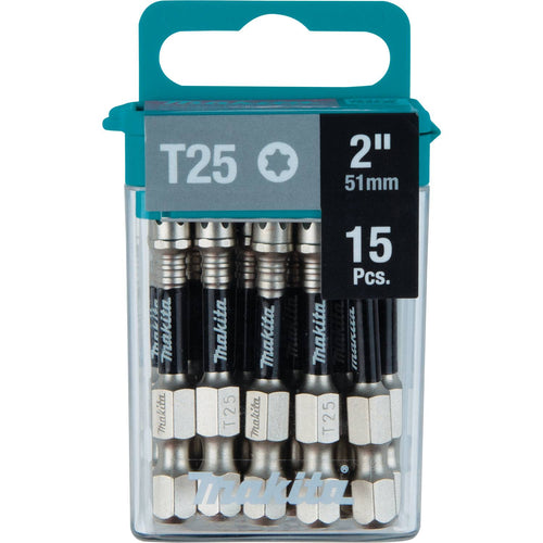 Makita E-01074 - Impact XPS T25 Torx 2" Power Bit, 15/pk