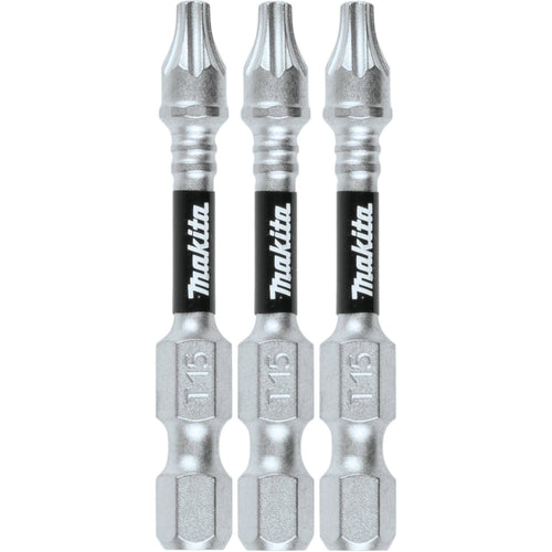 Makita E-00832 - Impact XPS T15 Torx 2" Power Bit, 3/pk