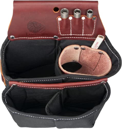 Occidental Leather 8068 Occidental Hand Crafted Leather 9 Compartment Impact Gun & Drill Bag