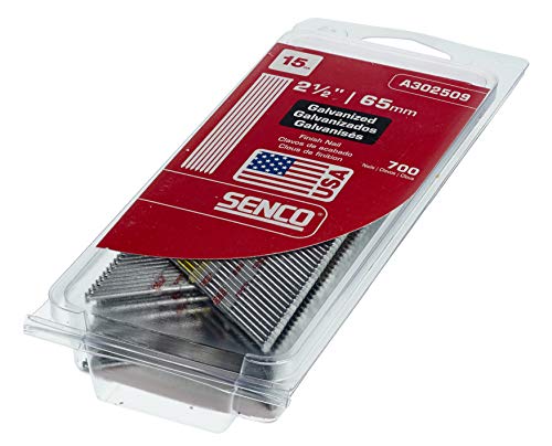 Senco 15 Gauge x 2-1/2 In. Electro Galvanized Brad Nails