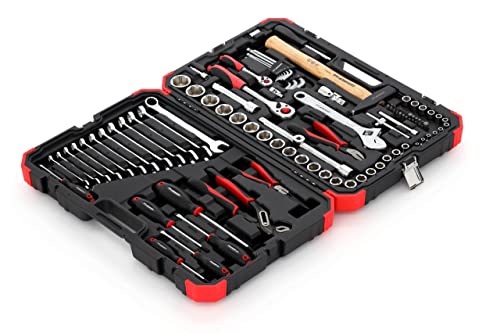 GEDORE Socket Set 1/4+1/2 size10-32mm 100-Piece