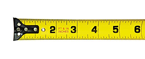 Keson Wide Blade Tape Measure with Nylon Coated Steel Blade