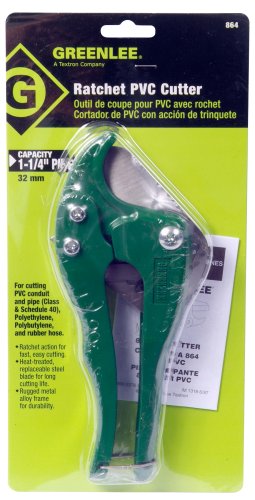 Greenlee PVC Cutter For Up To 1-1/4"" Pipe