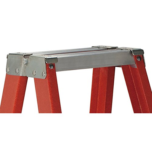 Louisville Ladder Fiberglass Twin Front Ladder, 375-Pound Duty Rating