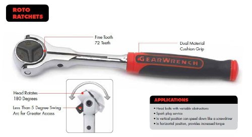 GEARWRENCH Roto Ratchet Set 2-Piece 1/4 In. & 3/8 In. Drive
