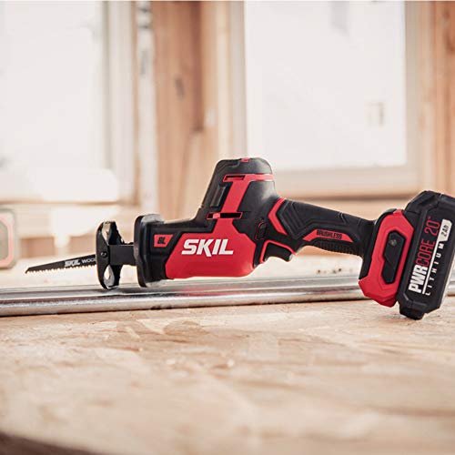SKIL PWR CORE 20 Brushless 20V Compact Reciprocating Saw Kit