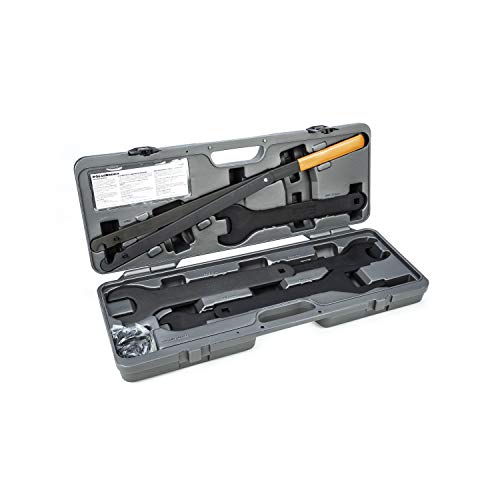 GEARWRENCH Fan Clutch Service Set, Fan Nut Wrenches, Pully Holder, Blow Mold Case- 41580D