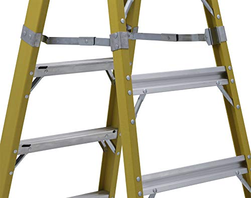 DeWALT 6 Ft. Fiberglass Stepladder Type IAA Manufacture Tested To 500 lbs.