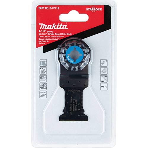 Makita B-67119 1-1/4" Starlock Carbide Tipped Metal Blade