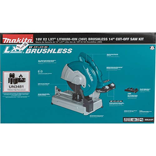 Makita (XWL01PT) 18V X2 LXT Lithium-Ion (36V) Brushless Cordless 14" Cut-Off Saw