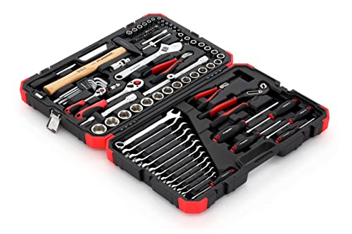 GEDORE Socket Set 1/4+1/2 size10-32mm 100-Piece