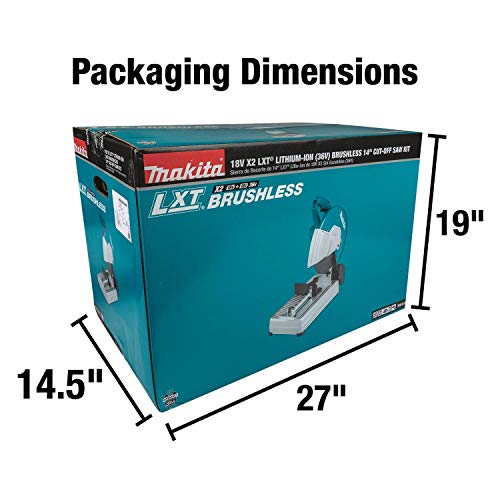 Makita (XWL01PT) 18V X2 LXT Lithium-Ion (36V) Brushless Cordless 14" Cut-Off Saw