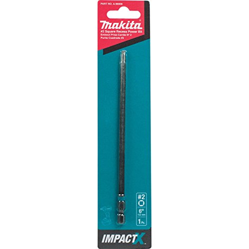 Makita ImpactX️ #1 Square Recess 6″ Power Bit