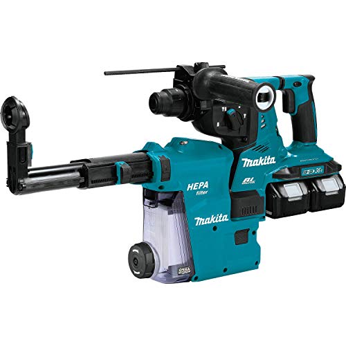 Makita (XRH08PT) 18V (X2 36V) LXT Lithium-Ion Brushless Cordless 1-1/8" AVT Rotary Hammer, accepts SDS-PLUS bits