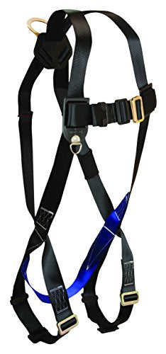 FALLTECH Basic Full Body Harness with 1 D-Ring and Mating Buckle Leg & Chest Straps