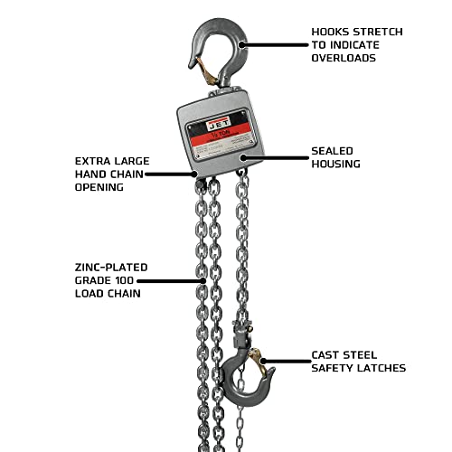 JET Aluminum Hand Chain Hoist AL100