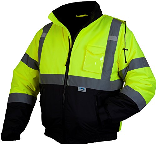 Pyramex Bomber Jacket with Quilted Lining (Hi-Vis Green)