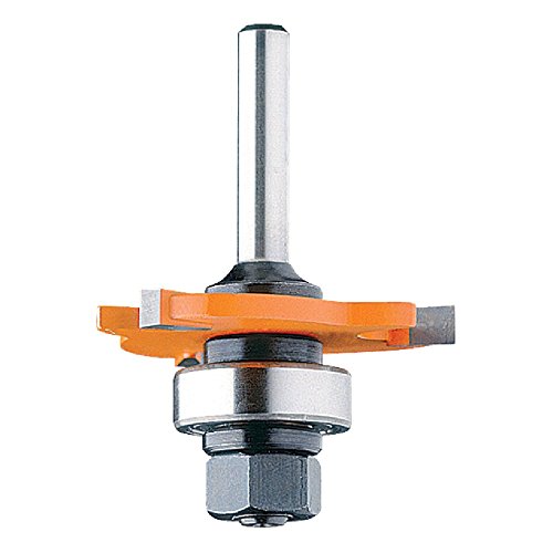 CMT 3-Flute Slot Cutter with Arbor and Bearing - 1/4 in. Slot - 1/4 in. Shank