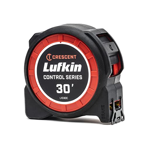 CRESCENT Lufkin 1-3/16 x 30' Command Control Series Yellow Clad Tape Measure - L1030C-02