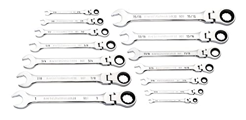 GEARWRENCH - Set Wr Rat Flex Comb 12Pt 90T 14Pc Sae (86759)