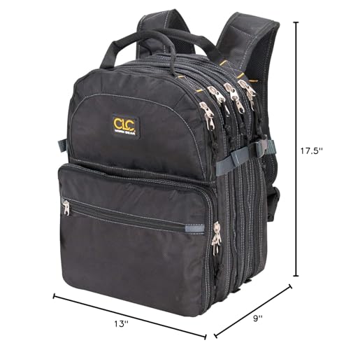 CLC Custom Leathercraft 1132 75-Pocket Tool Backpack