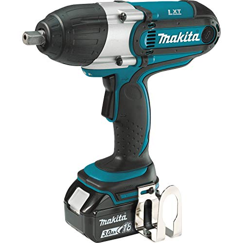 Makita 18V LXT Lithium-Ion Cordless 1/2" Sq. Drive Impact Wrench Kit (3.0Ah)