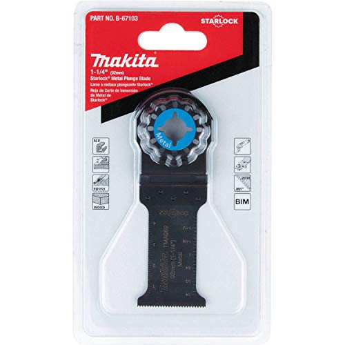 Makita 1-1/4" Starlock Metal Plunge Blade (BiM)