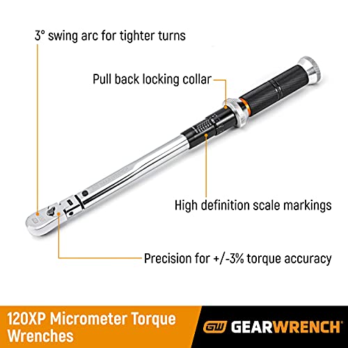 GEARWRENCH 120XP Micrometer Torque Wrench