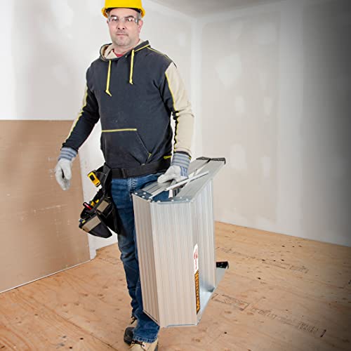 MetalTech BuildMan Aluminum Work Platform with Load Capacity 300 lbs.