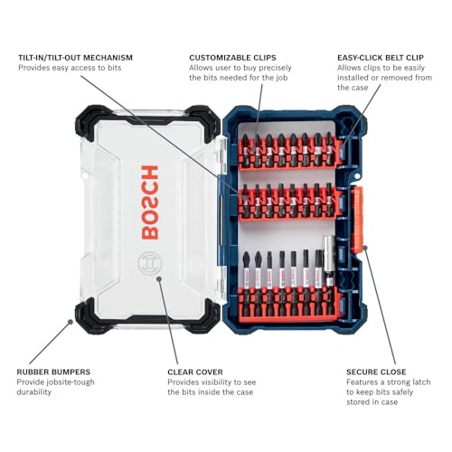 Bosch Impact Tough Drill Drive Custom Case System Set