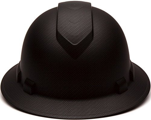 Pyramex Ridgeline Full Brim Hard Hat, 4-Point Ratchet Suspension