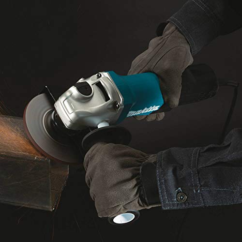 Makita GA4553R 4-1/2" Paddle Switch Angle Grinder, with Non-Removable Guard