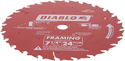Diablo Circular Saw Framing Blade 7-1/4 in. x 24