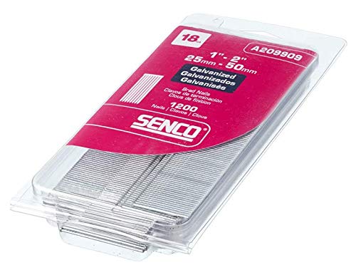 Senco. 18-Gauge-by-1-2-Inch Electro Galvanized Variety Pack Brads
