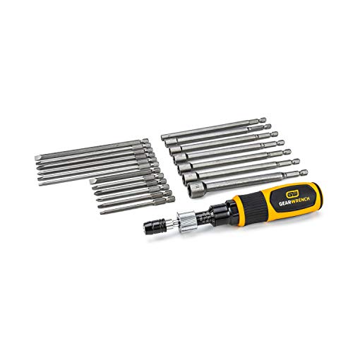 GEARWRENCH 20 Pc. 1/4" Drive Torque Screwdriver Set 10-50 In/lbs -89620