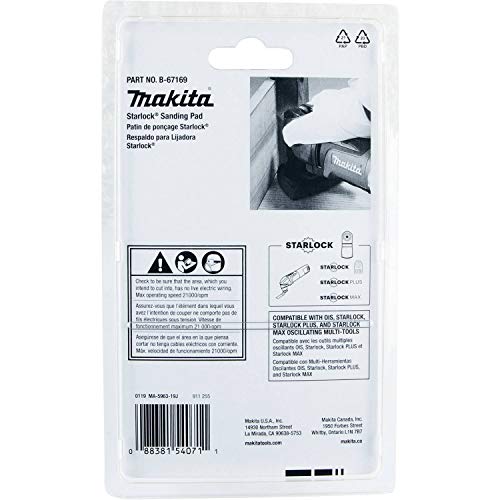 Makita Starlock Sanding Pad
