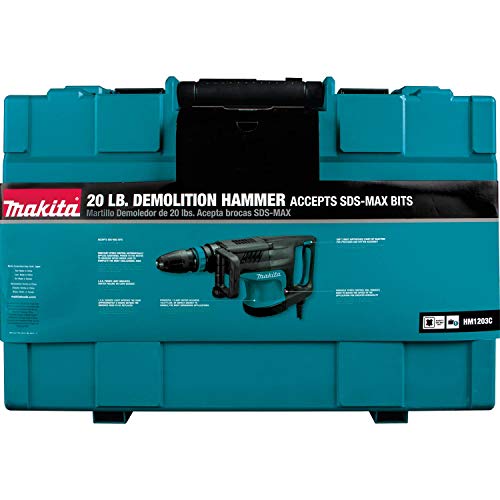 Makita (HM1203C) 20 lb. Demolition Hammer Accepts SDS-MAX Bits
