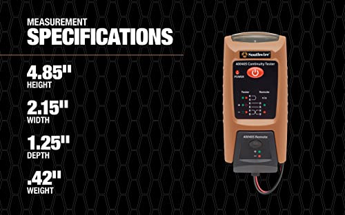 Southwire Tester; Continuity PRO 40040S,Green